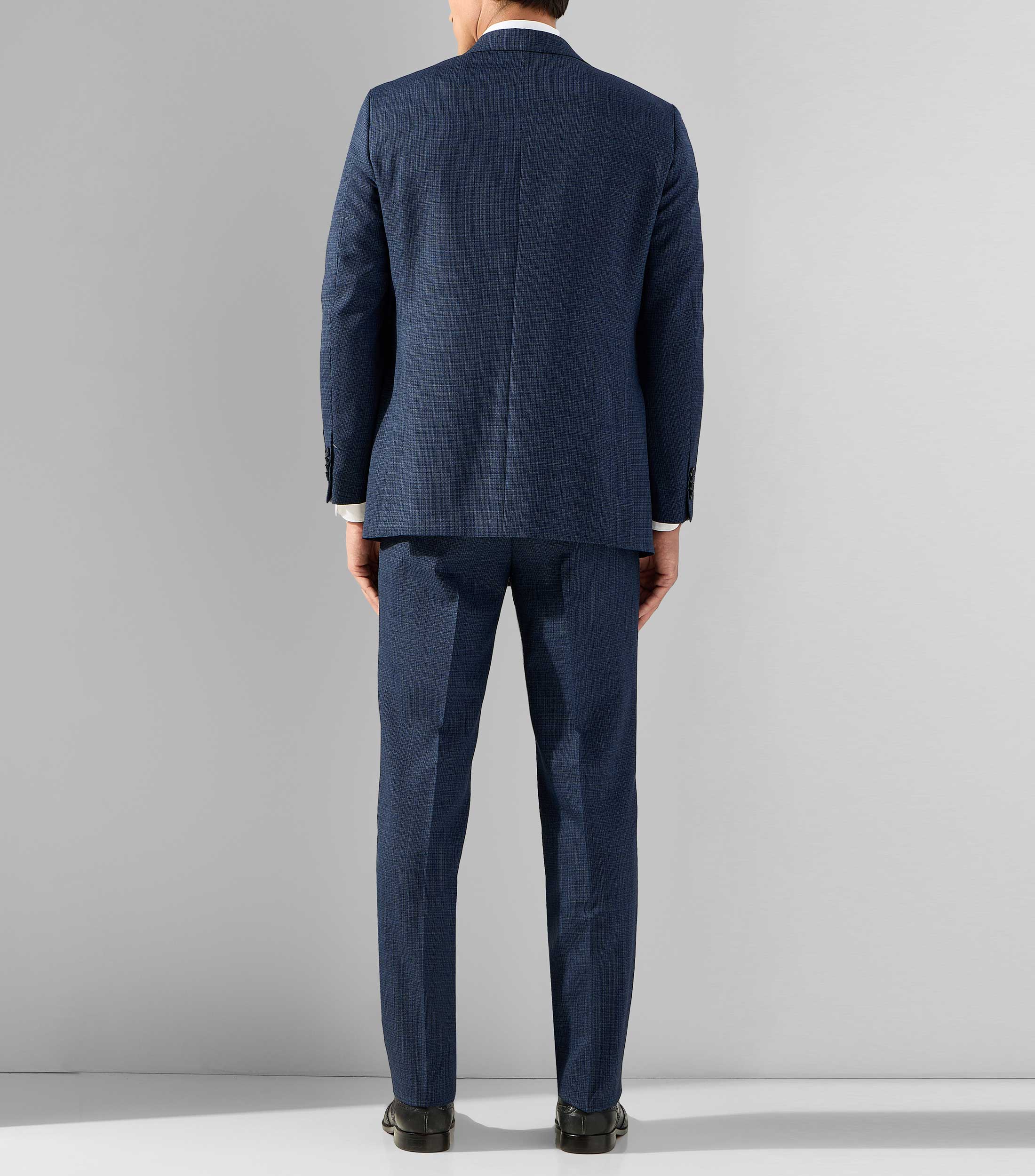 Traje de lana regular fantasía Hombre